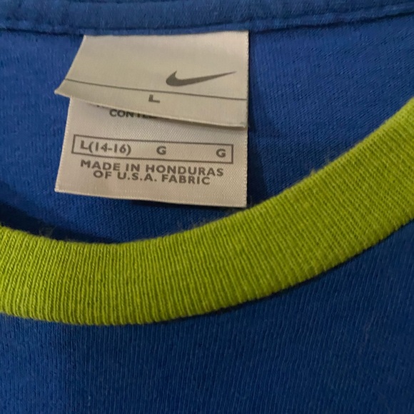 Nike ringer style T-shirt Youth Large  14-16 - Picture 4 of 4